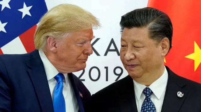 মার্কিন প্রেসিডেন্ট ডোনাল্ড ট্রাম্প ও চীনা প্রেসিডেন্ট শি জিনপিং