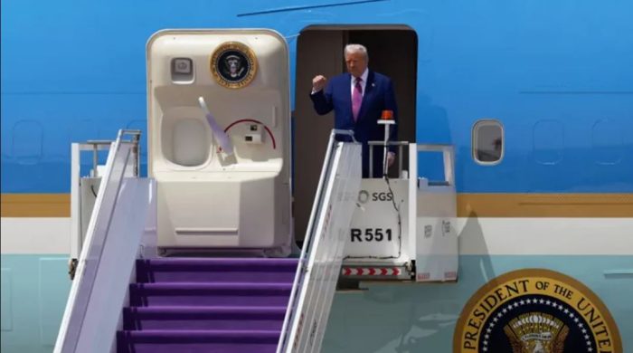 প্রেসিডেন্ট হিসেবে দ্বিতীয় মেয়াদে ক্ষমতায় বসার পর এটি ট্রাম্পের প্রথম সৌদি সফর