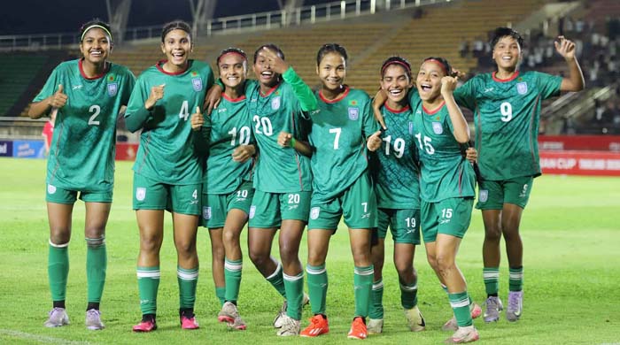 বাংলাদেশ নারী ফুটবল জয়: এএফসি অনূর্ধ্ব-২০ নারী বাছাইয়ে ৮-০ গোলে বিশাল জয়