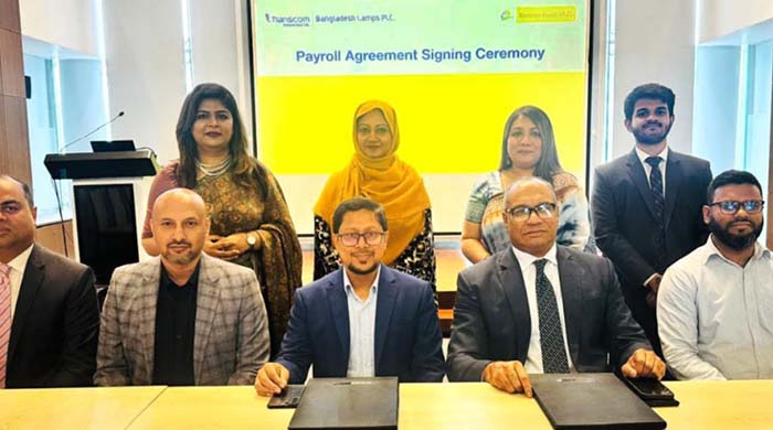 ইস্টার্ন ব্যাংক ও ট্রান্সকম চুক্তি স্বাক্ষর