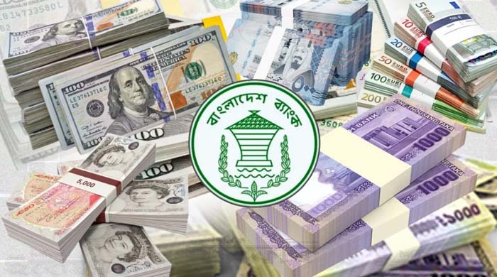 বৈদেশিক মুদ্রার রিজার্ভ বেড়ে ৩০.৮৩ বিলিয়ন ডলার, বিপিএম-৬ অনুসারে ২৫.৮২ বিলিয়ন