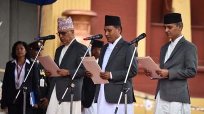 নেপালে তিন নতুন মন্ত্রীর শপথ, মন্ত্রিসভা সম্প্রসারিত